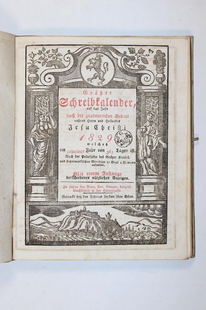 Große Abbildung Nr.208: 140-832 Grätzer Schreibkalender: (Kalender)