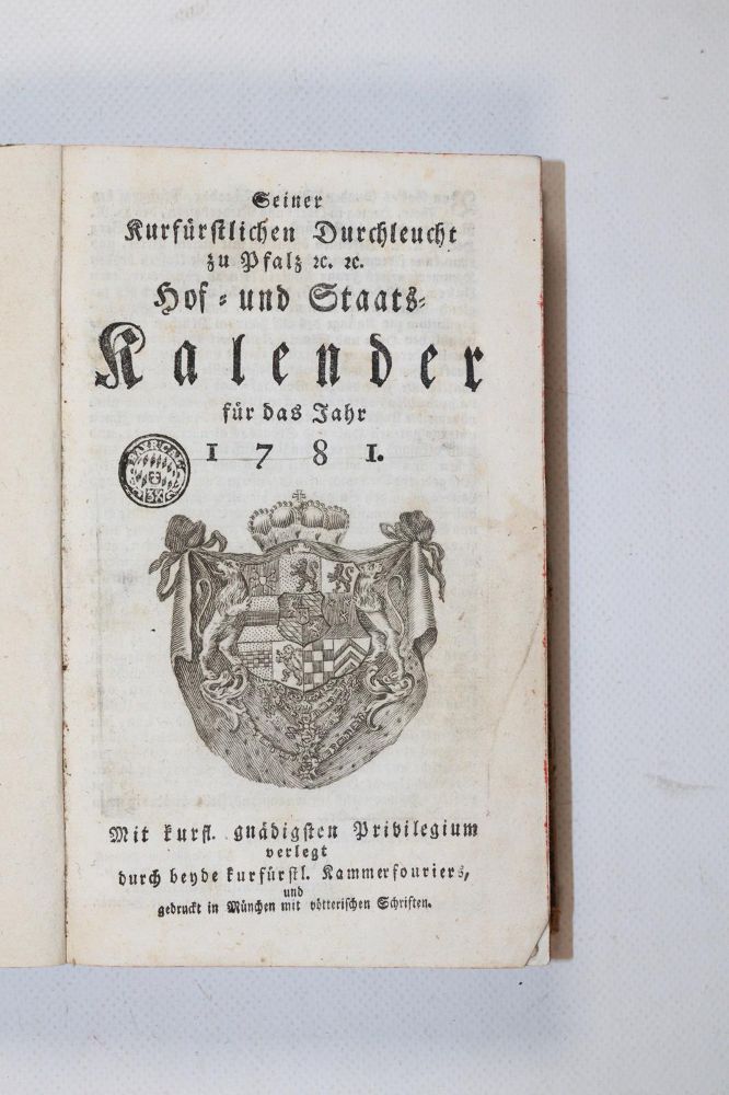 Große Abbildung Nr.21: 140-834 Hof- und Staats-Kalender,: (Kalender)