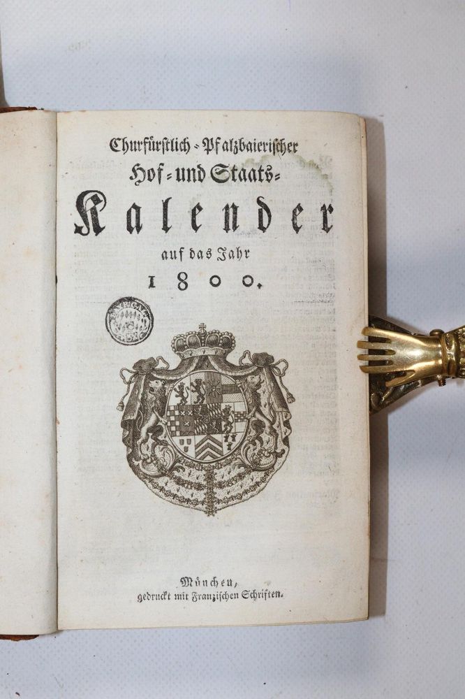 Große Abbildung Nr.22: 140-834 Hof- und Staats-Kalender,: (Kalender)