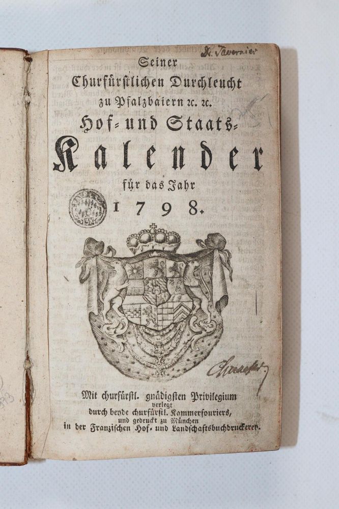 Große Abbildung Nr.23: 140-834 Hof- und Staats-Kalender,: (Kalender)