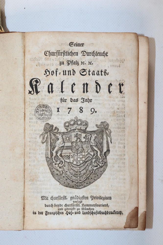 Große Abbildung Nr.24: 140-834 Hof- und Staats-Kalender,: (Kalender)