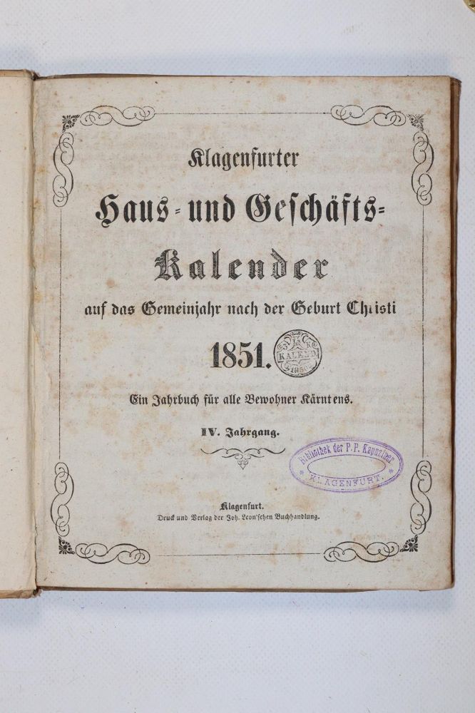 Große Abbildung Nr.27: 140-836 Klagenfurter: (Kalender)