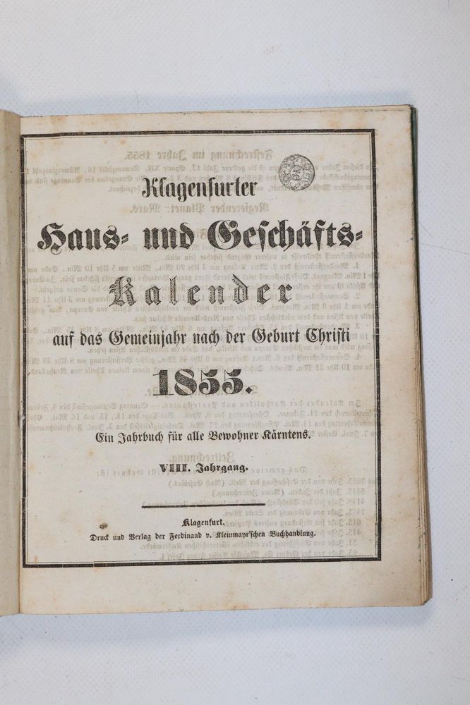 Große Abbildung Nr.29: 140-836 Klagenfurter: (Kalender)