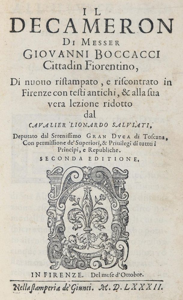 Große Abbildung Nr.1: 140-84 Boccaccio,G.: (Alte Drucke, Handschriften und Theologie)