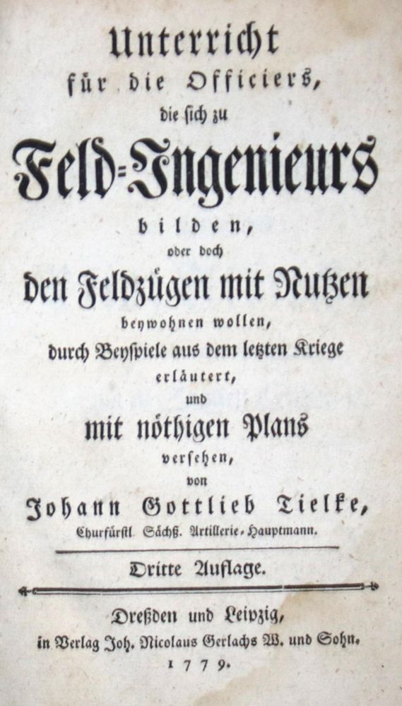Große Abbildung Nr.1: 140-905 Tielke,J.G.: (Militaria)