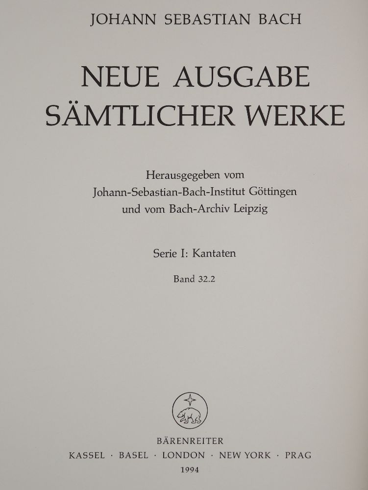 Große Abbildung Nr.1: 140-914 Bach,J.S.: (Musik)