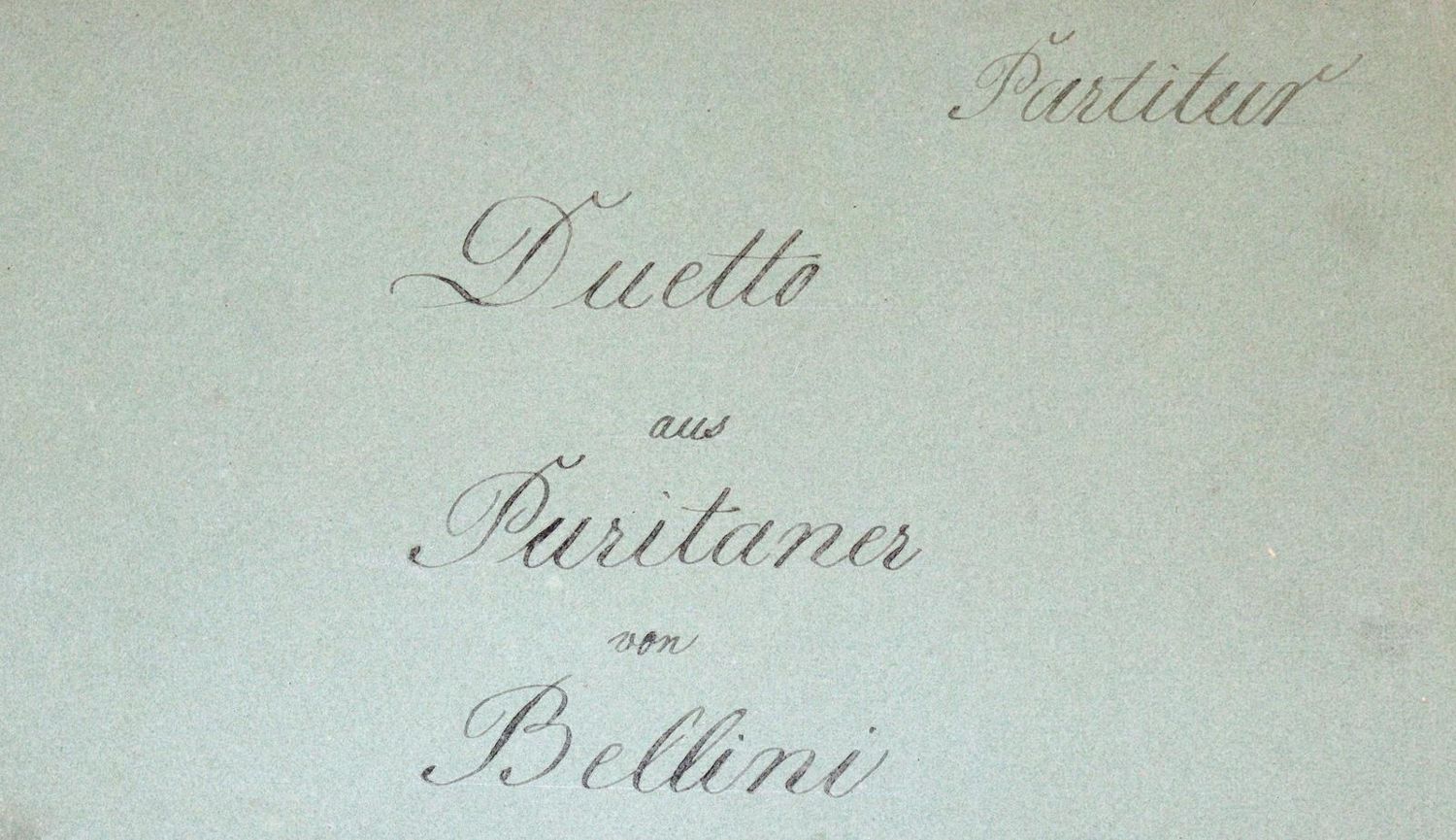 Große Abbildung Nr.1: 140-922 Bellini, Vincenzo: (Musik, Handschriften)
