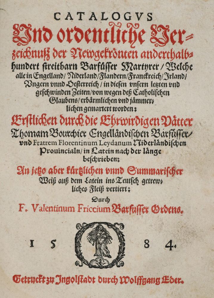 Große Abbildung Nr.1: 140-95 Bourchier,T. u. F.Leydanus.: (Alte Drucke, Handschriften und Theologie)