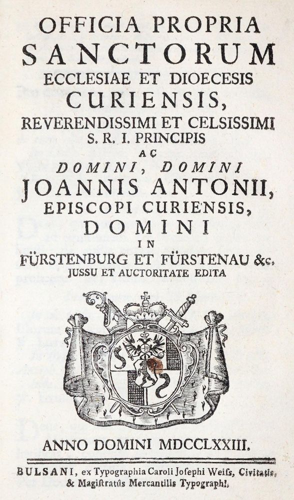 Große Abbildung Nr.1: 140-97 (Federspiel,J.A.v.).: (Bozen)