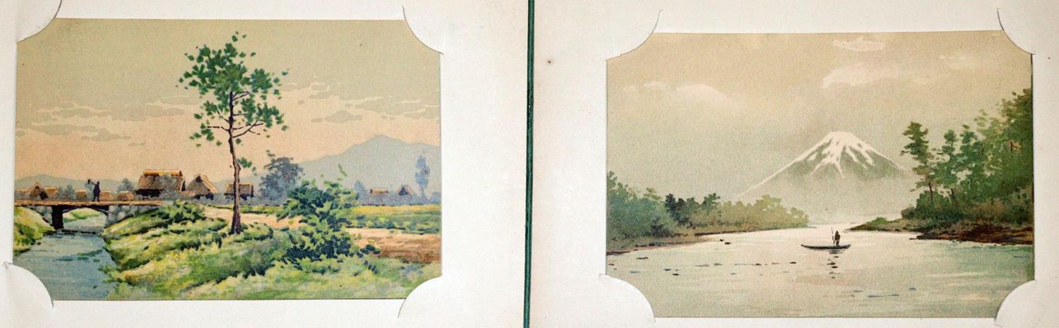 Große Abbildung Nr.5: 140-974 Japanisches Postkartenalbum: (Postkarten)
