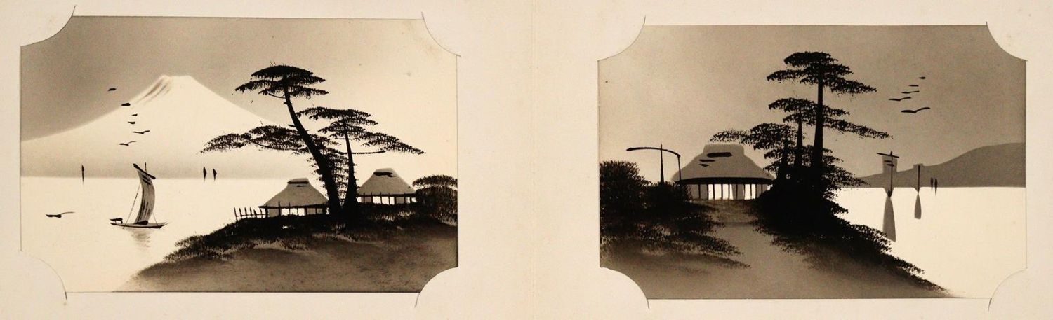 Große Abbildung Nr.6: 140-974 Japanisches Postkartenalbum: (Postkarten)