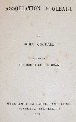 Bild Nr.1: 140-1001 Goodall,J.: (Sport, Fußball)