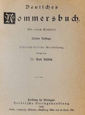 Bild Nr.2: 140-1009 Reisert,K. (Bearb.).: (Studentika und Hochschulen)