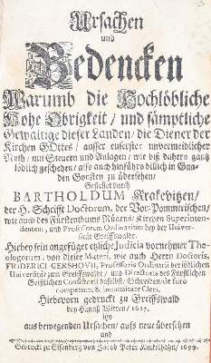 Bild Nr.82: 140-102 Brillmacher,P.M. (Pseud.: Michaelis Petrus).: (Alte Drucke, Handschriften und Theologie)