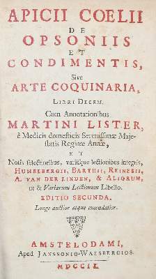 Bild Nr.1: 140-1050 Apicius,C.: (Küche und Haushalt, Kochbücher)