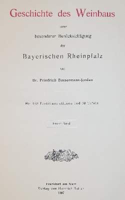 Bild Nr.2: 140-1076 Bassermann-Jordan,F.: (Land- und Forstwirtschaft, Landwirtschaft, Wein und Weinbau)