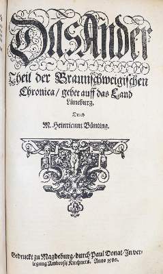 Bild Nr.810: 140-108 Bünting,H.: (Alte Drucke, Handschriften und Theologie)