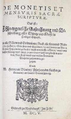 Bild Nr.88: 140-108 Bünting,H.: (Alte Drucke, Handschriften und Theologie)