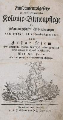 Bild Nr.1: 140-1085 Riem,J.: (Land- und Forstwirtschaft, Tierhaltung, Imkerei)