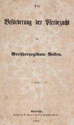 Bild Nr.1: 140-1090 Beförderung der Pferdezucht, Die,: (Land- und Forstwirtschaft, Tierhaltung, Pferde)