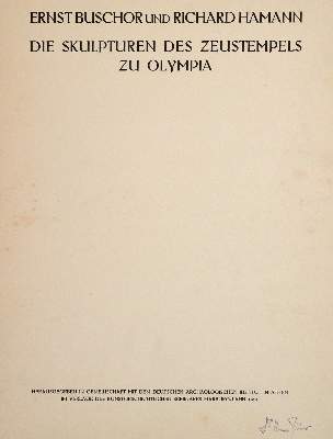 Bild Nr.1: 140-1096 Buschor,E. u. R.Hamann.: (Archäologie)
