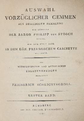 Bild Nr.1: 140-1121 Schlichtegroll,F.: (Gemmen)