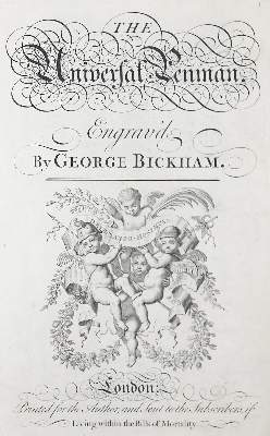 Bild Nr.3: 140-1256 Bickham,G.: (Typographie und Kalligraphie)