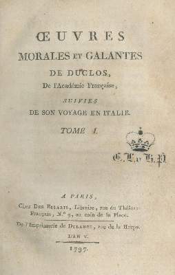 Bild Nr.21: 140-1276 (Caylus,A.C.Ph. de u. C.P. Jolyot de  Crébillon).: (Erotika - Galantes)