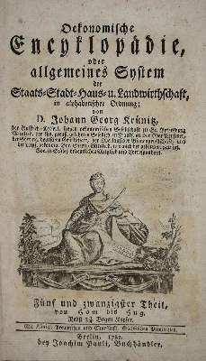 Bild Nr.10: 140-1291 Krünitz,J.G.: (Lexika - Wörterbücher - Sprachwissenschaften)