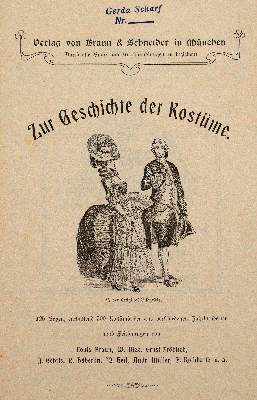 Bild Nr.1: 140-1292 Kostüme.: (Mode und Trachten)