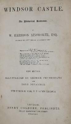 Bild Nr.2: 140-1348 Ainsworth,W.H.: (Literatur und illustrierte Bücher bis 19.Jahrhundert)