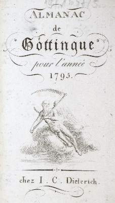 Bild Nr.1: 140-1351 Almanac de Goettingue: (Almanache)