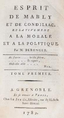 Bild Nr.1: 140-1364 Berenger,(L.P.).: (Literatur und illustrierte Bücher bis 19.Jahrhundert)