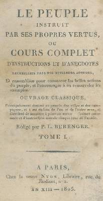 Bild Nr.1: 140-1365 Berenger,P.L. (Hrsg.).: (Literatur und illustrierte Bücher bis 19.Jahrhundert)