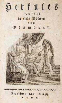 Bild Nr.1: 140-1367 Blumauer,(J.)A.: (Literatur und illustrierte Bücher bis 19.Jahrhundert)