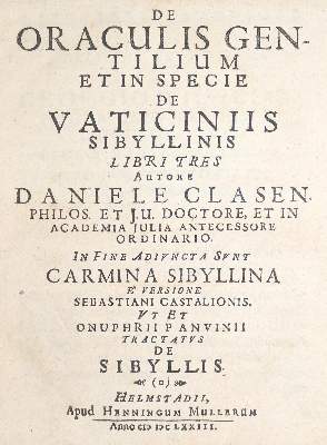 Bild Nr.1: 140-137 Clasen,D.: (Alte Drucke, Handschriften und Theologie)
