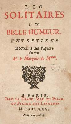 Bild Nr.1: 140-1370 (Bordelon,L.).: (Literatur und illustrierte Bücher bis 19.Jahrhundert)