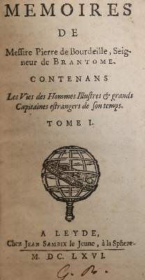 Bild Nr.1: 140-1371 Brantome,(P.de Bourdeille)de.: (Literatur und illustrierte Bücher bis 19.Jahrhundert)