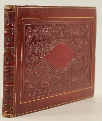 Bild Nr.2: 140-1393 Rotbraunes Leder-Album: (Einband)
