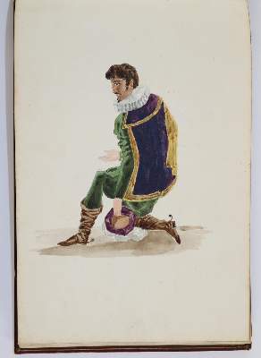 Bild Nr.35: 140-1393 Rotbraunes Leder-Album: (Einband)