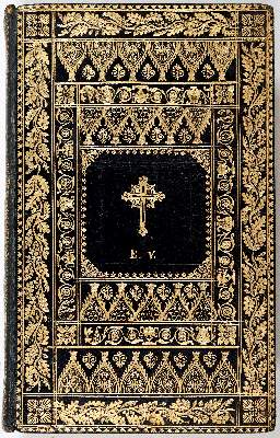 Bild Nr.2: 140-1396 Schwarzer Ledereinband: (Einband)