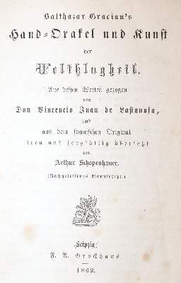 Bild Nr.1: 140-1423 Gracian,B.: (Literatur und illustrierte Bücher bis 19.Jahrhundert)