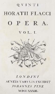 Bild Nr.1: 140-1450 Horatius,F.Q.: (Literatur und illustrierte Bücher bis 19.Jahrhundert)