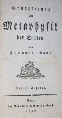 Bild Nr.1: 140-1459 Kant,I.: (Literatur und illustrierte Bücher bis 19.Jahrhundert)