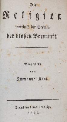 Bild Nr.1: 140-1462 Kant,I.: (Literatur und illustrierte Bücher bis 19.Jahrhundert)