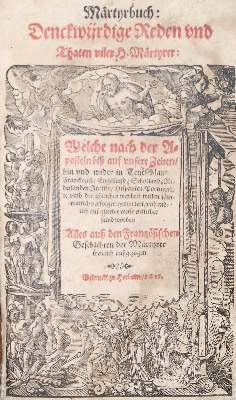 Bild Nr.1: 140-148 (Crespin,J.).: (Alte Drucke, Handschriften und Theologie)