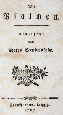 Bild Nr.1: 140-1484 Mendelssohn,M.: (Literatur und illustrierte Bücher bis 19.Jahrhundert)