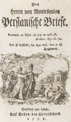 Bild Nr.1: 140-1489 Montesquieu, Charles-Louis de Secondat.: (Literatur und illustrierte Bücher bis 19.Jahrhundert)