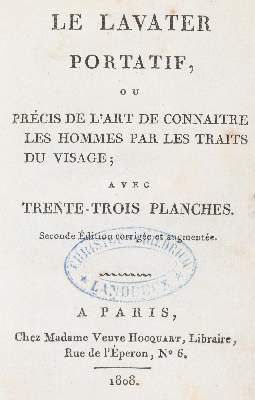 Bild Nr.1: 140-1506 Lavater Portatif, Le,: (Portrait)