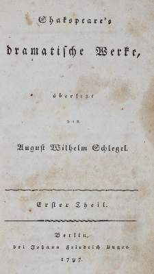 Bild Nr.1: 140-1525 Shakespeare,W.: (Literatur und illustrierte Bücher bis 19.Jahrhundert)